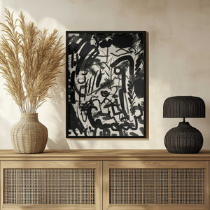 Tablou înramat „Abstraction With Inks” de Little Dean