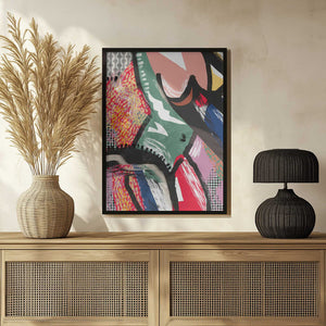 Tablou înramat „Vibrant Colorful Abstract” de Little Dean