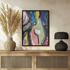 Tablou înramat „Colorful Abstract Bum” de Little Dean