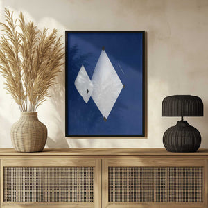 Tablou înramat „Asymmetrical Diamonds” de Little Dean