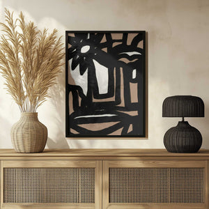 Tablou înramat „Bold line composition 10” de Little Dean