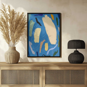 Tablou înramat „Bold Color Brushstrokes” de Little Dean