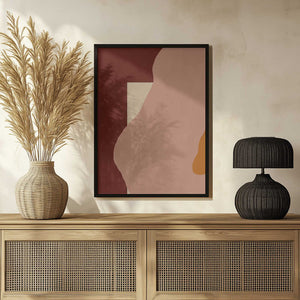 Tablou înramat „Muted Abstract Forms” de Little Dean