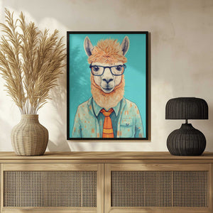 Tablou înramat „Lama 3” de Bilge Paksoylu