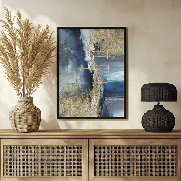 Tablou înramat „Blue Marble” de Sally Ann Moss