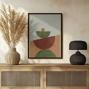Tablou înramat „Contemporary Geometric 02” de Nilesh Kulkarni