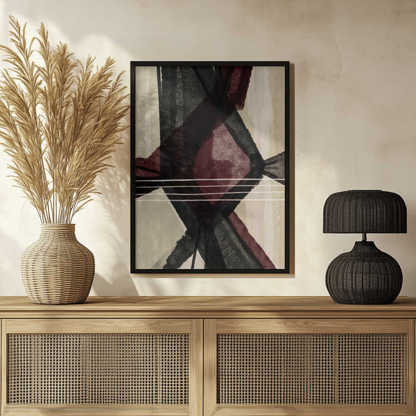Tablou înramat „Movement III” de Gemma Bardot