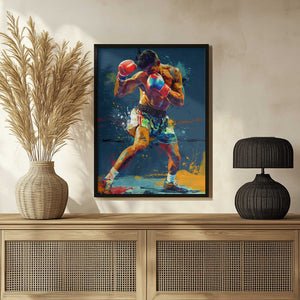 Tablou înramat „Sport Boxer 1” de Justyna Jaszke
