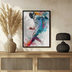 Tablou înramat „Fencing sport art #fencing #sport” de Justyna Jaszke