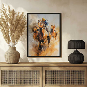 Tablou înramat „Sport Horse Rider 2” de Justyna Jaszke