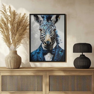 Tablou înramat „Hipster zebra” de Justyna Jaszke