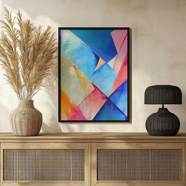 Tablou înramat „Nature Inspired Abstract Watercolor  (Day 91)” de Mauro