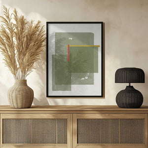 Tablou înramat „Layered Serenity” de THE MIUUS STUDIO
