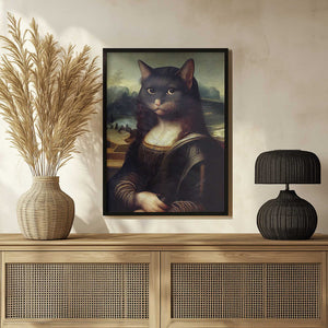 Tablou înramat „Meowlisa” de Dikhotomy