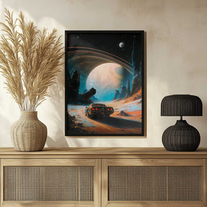 Tablou înramat „Ultimate Space Racer” de Taudalpoi