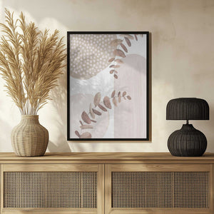 Tablou înramat „Boho In Neutral 1” de Sally Ann Moss