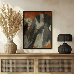 Tablou înramat „Earthy Abstract Flow” de Treechild