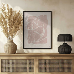 Tablou înramat „Beige Abstract Shapes” de Anne-Marie Volfova