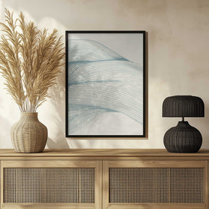 Tablou înramat „Ocean in lines 01” de Lucrecia Caporale