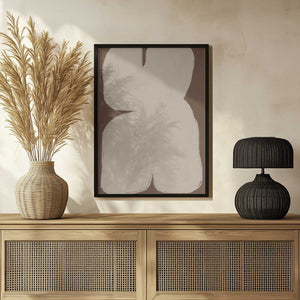 Tablou înramat „Curved Abstraction” de THE MIUUS STUDIO