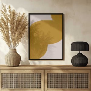 Tablou înramat „Golden Swirl Path” de THE MIUUS STUDIO