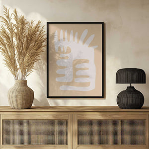 Tablou înramat „Abstract Organic Shape” de Natasha Playell