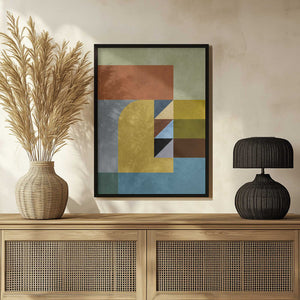 Tablou înramat „Geometric harmony 2” de Vitor Costa