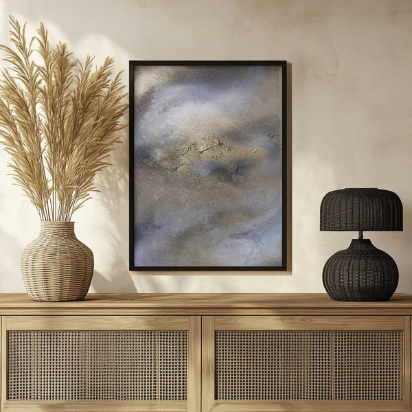 Tablou înramat „Textured Calm” de Anete Purina-Purite