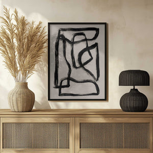 Tablou înramat „Brush Shapes 2” de Mareike Böhmer