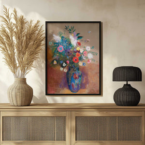 Tablou înramat „Bouquet of Flowers” de Odilon Redon