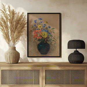 Tablou înramat „Wildflowers” de Odilon Redon