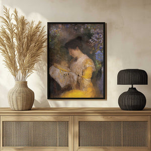 Tablou înramat „Madame Arthur Fontaine” de Odilon Redon