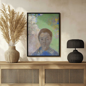 Tablou înramat „Portrait of Ari Redon” de Odilon Redon