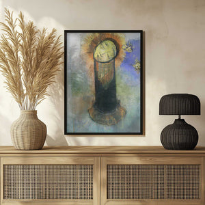 Tablou înramat „The Head of John the Baptist” de Odilon Redon
