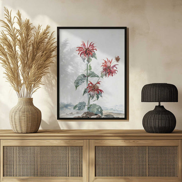 Tablou înramat „A Red Bergamot In a Landscape” de Aert Schouman