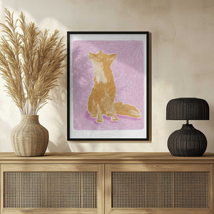 Tablou înramat „Pandc Littlefox Copy” de Jenny Liz Rome