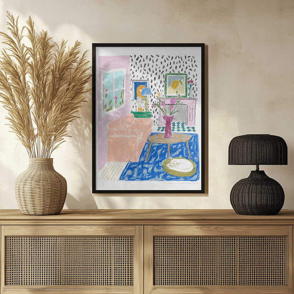 Tablou înramat „Pandc Interior” de Jenny Liz Rome