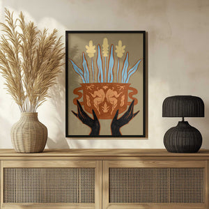 Tablou înramat „Vessel Collection : Growth” de Arty Guava