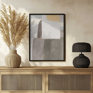 Tablou înramat „Muted Geometry” de Little Dean