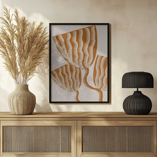 Tablou înramat „Modern Flowers” de THE MIUUS STUDIO