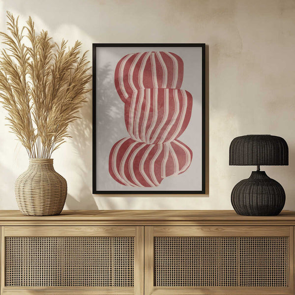 Tablou înramat „Striped Balance” de THE MIUUS STUDIO