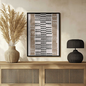 Tablou înramat „Striped Harmony” de THE MIUUS STUDIO