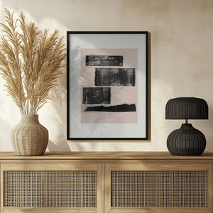 Tablou înramat „Textured Layers” de THE MIUUS STUDIO