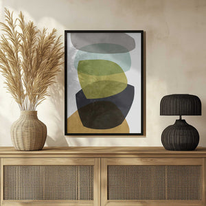 Tablou înramat „Expressive shapes 1” de Vitor Costa
