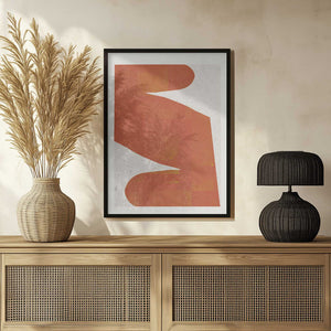 Tablou înramat „Orange Silhouette” de THE MIUUS STUDIO