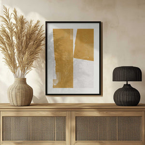 Tablou înramat „Golden Divide” de THE MIUUS STUDIO