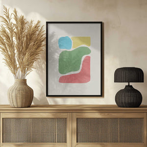 Tablou înramat „Colorful Forms” de THE MIUUS STUDIO