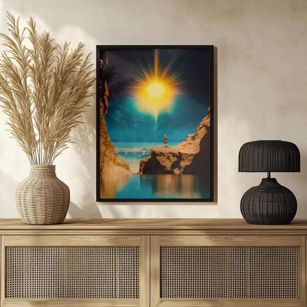 Tablou înramat „Voyager at the Edge of Light” de Taudalpoi