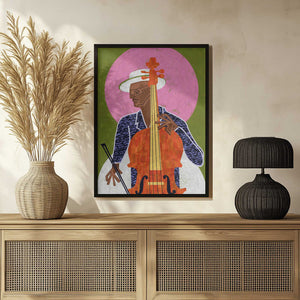 Tablou înramat „MUSICIAN GUY VII” de Gulcihan Ozguc