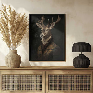 Tablou înramat „Stag Portrait” de Andreas Magnusson